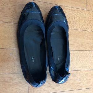 Chanel black spirit flats - size 37.5